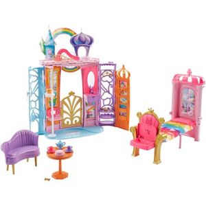 MAISON POUPÉE Maison de poupée Barbie Dreamtopia Arc-en-Ciel - C