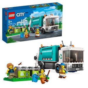 ASSEMBLAGE CONSTRUCTION LEGO® City 60386 Le Camion de Recyclage, Jouet Camion-Poubelle, Jeu Éducatif Enfants 5 Ans
