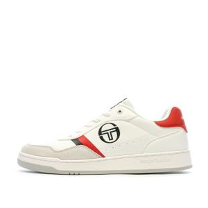 BASKET Baskets Blanche/Rouge Homme Sergio Tacchini Roma