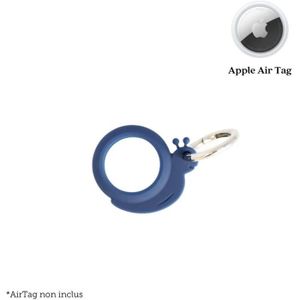 HOUSSE - ÉTUI Ovegna AT3 : Étui de Protection pour Apple AirTag, Housse de Protection en Silicone, Porte-Clés Antichoc, Anti-Rayures