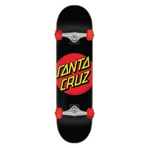 SKATEBOARD - LONGBOARD Skateboard complet - SANTA CRUZ - Classic Dot 7.25' - Freestyle - Noir - Mixte