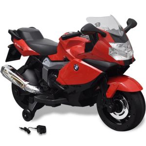 MOTO Moto électrique enfant BMW 283 Rouge 6 V - VIDAXL - Licence BMW - 2 roues - Plastique