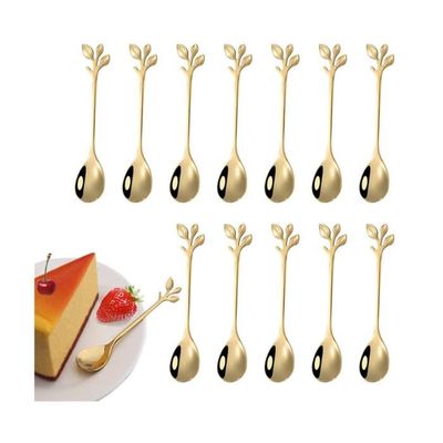 Lot De 4 Mini Cuillères Inox 7,5 Cm - Pour Expresso, épices, Miel, Dosage Précis