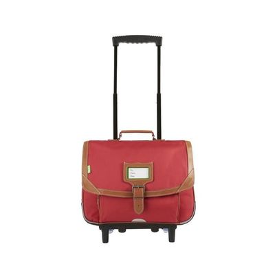 Tann s Cartable roulettes rouge 38cm CE1 CE2 Madrid 42117