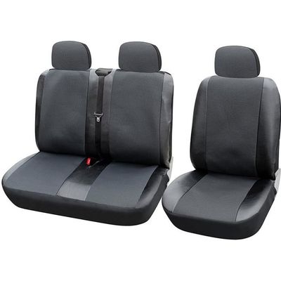 Fodere Sedili Anteriori Auto Renault Trafic Master 2+1 Nero/Grigio