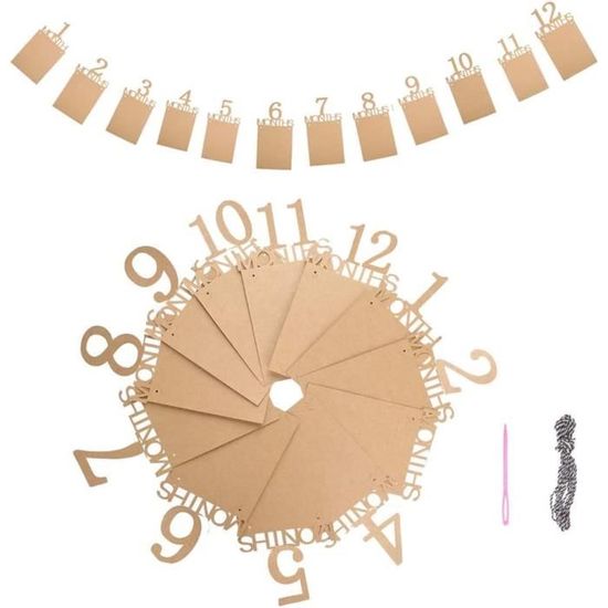 1er Anniversaire Photo Bannière Et Guirlande Happy Birthday