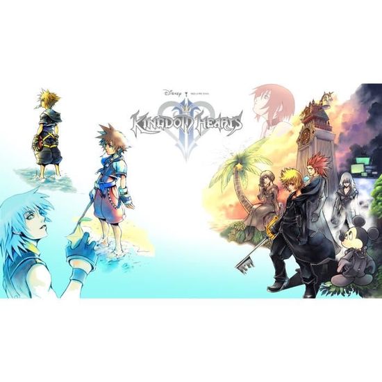 Kingdom Hearts Jeu Vidéo Full Hd Fond Décran Affiche Art