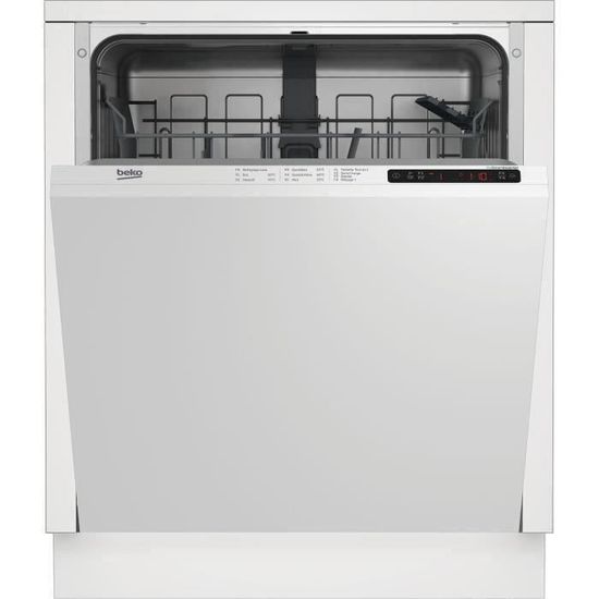 Lave-vaisselle tout encastrable BEKO LVI72F - 13 couverts - Induction - L60cm - 46dB