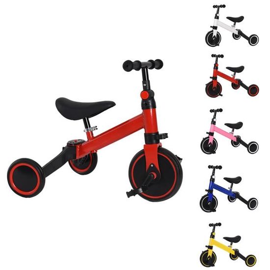 Vélo Enfant 18 Mois–5 Ans JMMD – Pneus Sans Crevaison, Pliable, Selle & Guidon Réglables – Menthe