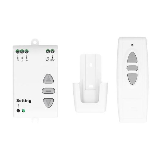 Télécommande Sans Fil Pour écran Projection - Radiofréquence 433MHz - Portée 30m