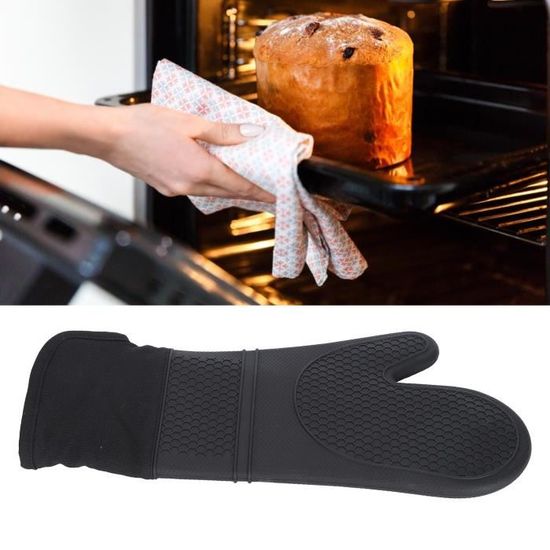 Lot de 2 mini gants de cuisine en silicone pour barbecue