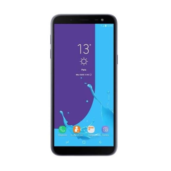 Smartphone Samsung Galaxy J6 Bleu argenté