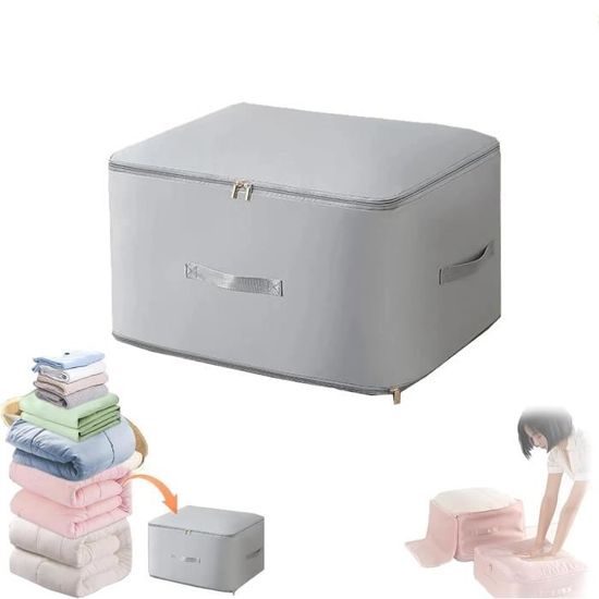 Sac De Compression Voyage XYDHQS Lot De 2 Organiseurs U00e0 Auto-compression Ultra Peu Encombrants Sac Rangement Sous Vide Aspirateur