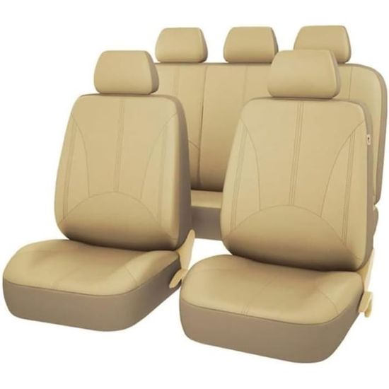 VIVAZYQ Housse De Siège Voiture Cuir/Cuir Ensembles De