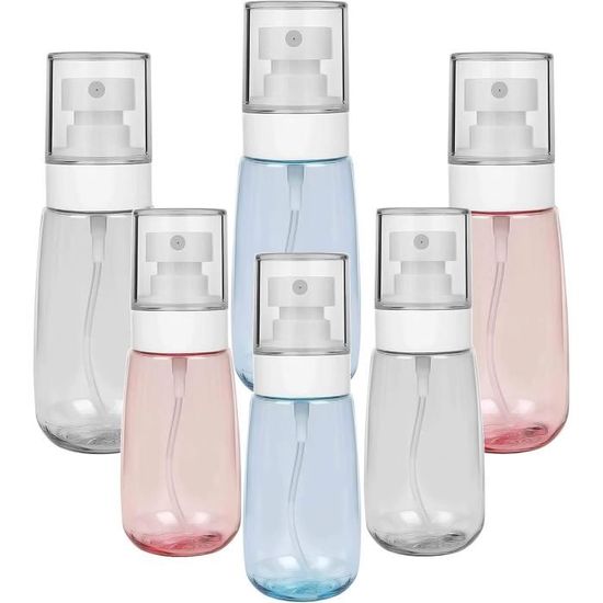 Kit Flacons Voyage 12 Pièces - Bouteilles 30/50ml Remplissables Pour Avion - Accessoires Toilette