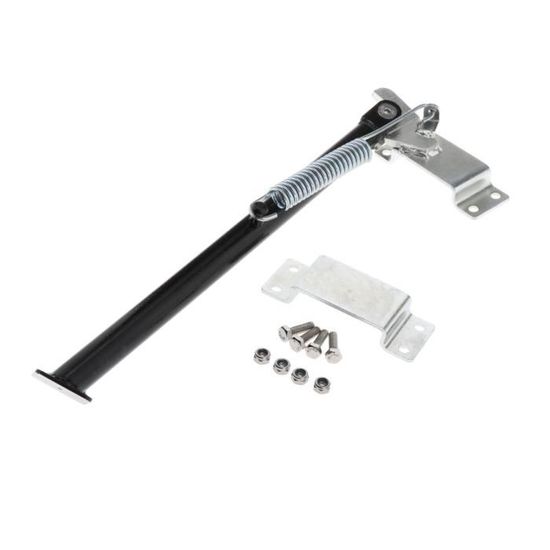 Béquille Latérale Moto Alomejor - Support De Stationnement En Acier Inoxydable, Antidérapant - Pour Scooter, Moto, Vélo électrique
