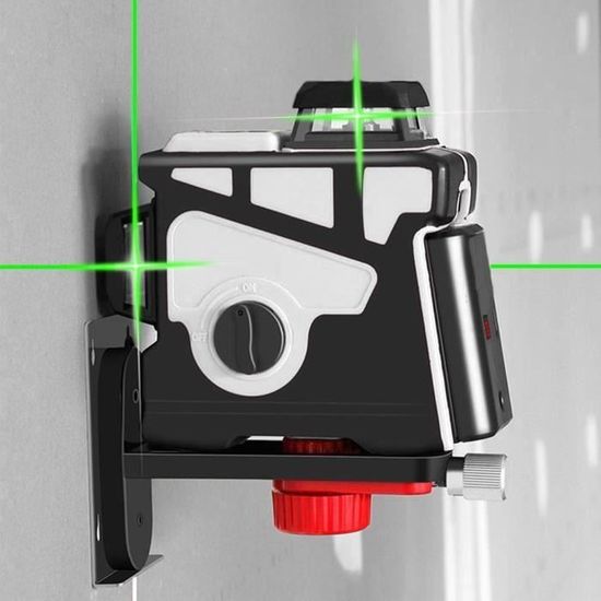 HK1-38572Outil de mesure croisée en plein air à nivellement automatique à 360 ° au niveau laser 3D 12 lignes
