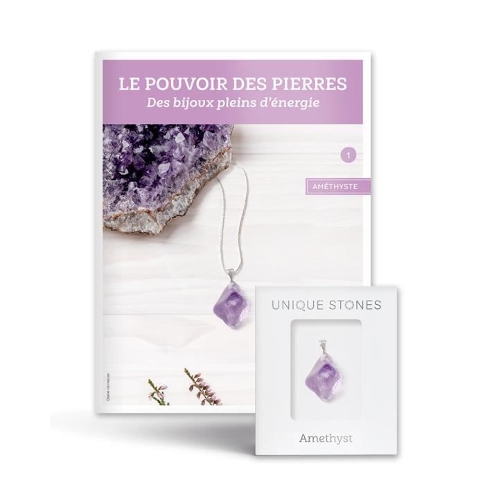 ALTAYA - Pendentif Vendu Seul Améthyste Vertus Thérapeutique