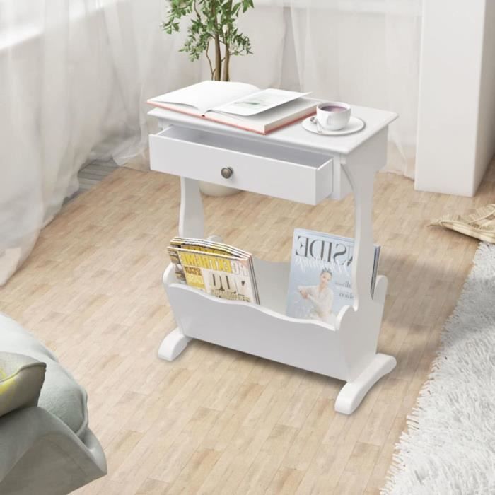 VAGUE- Porte Revues Melrose Blanc