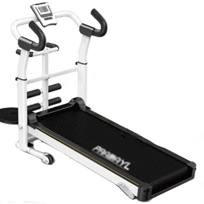 Tapis De Course Pliable Et Silencieux, Tapis Roulant Tapis De Marche Mécanique Treadmill Walk Machine Fitness Machine, Écran LCD, In