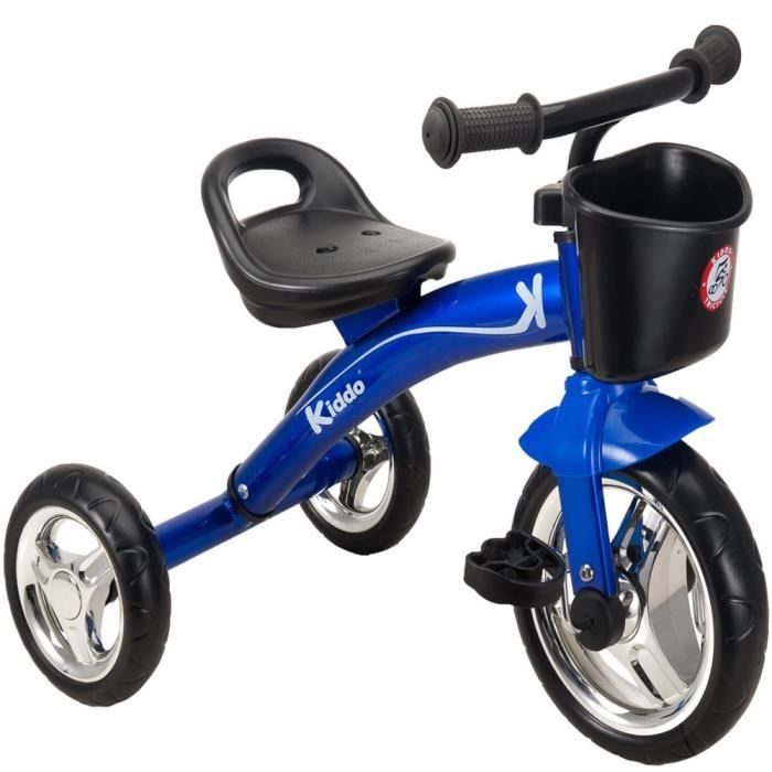 Kiddo Trike Bleu 3 Roues Smart Design Enfants Tricycle 2-5 ans Nouveau (Bleu)