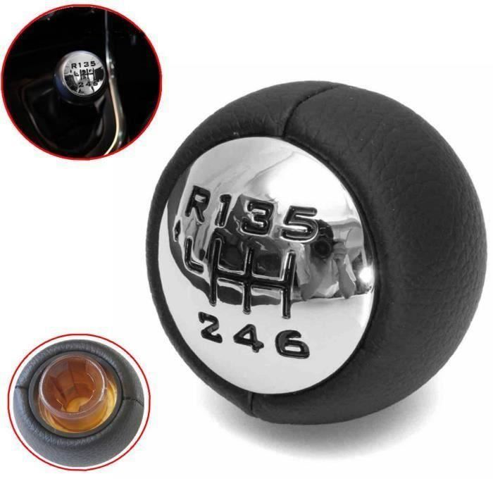 6-Vitesse Pommeau Levier Vitesse Pour Peugeot 307 308 3008 407 5008 807 Citroen C3 C4 C8 ma68331