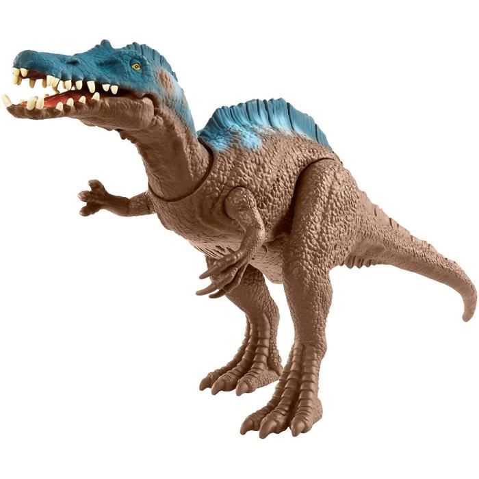 Jurassic World Attaque Sonore Irritator figurine articulée de dinosaure avec mouvements, sons et mâchoires qui claquent, jouet pour