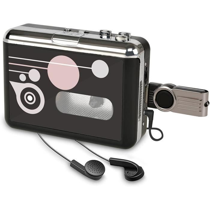 RADIO CD Rybozen Lecteur de Cassette Autonome Audio numeacuterique USB MusiqueCassette vers MP3 Converter avec OTG Enregistrer s323
