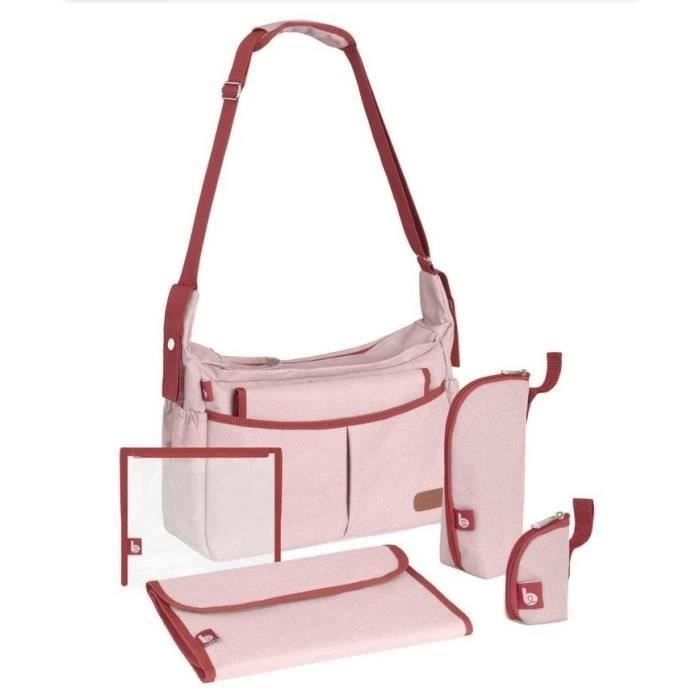 BABYMOOV Sac à langer Urban Bag Rose Poudré Chiné