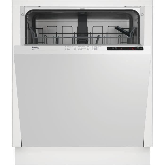 Lave-vaisselle encastrable BEKO LVI72F - 13 couverts - Largeur 60 cm - Classe A++ - 46 dB