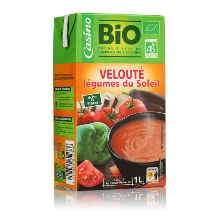 Velouté légumes du soleil bio - 1L