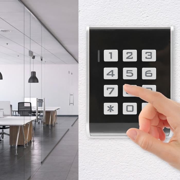 Clavier rétroéclairé 13.56MHZ RFID de carte d'identité de mot de passe de Systerm de contrôle d'accès de porte pour Wiegand26-TIP