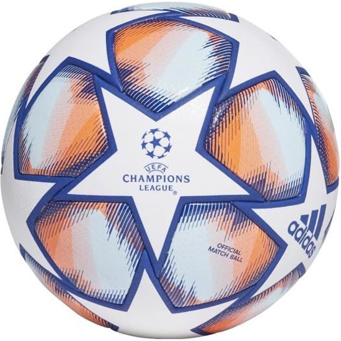Ballon Ligue des Champions Finale 20 Pro - blanc/bleu royal/corail vif/bleu ciel - Taille 5