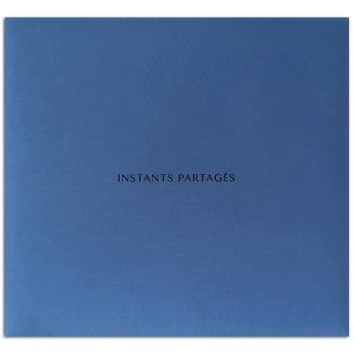 TOGA Album 30x30 Tissu Bleu -Instants Partages-