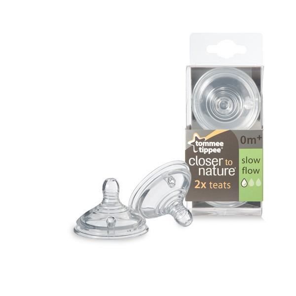 Tétines Easi-Vent Tommee Tippee (Débit Lent: 0 mois+) (set de 2 pièces)