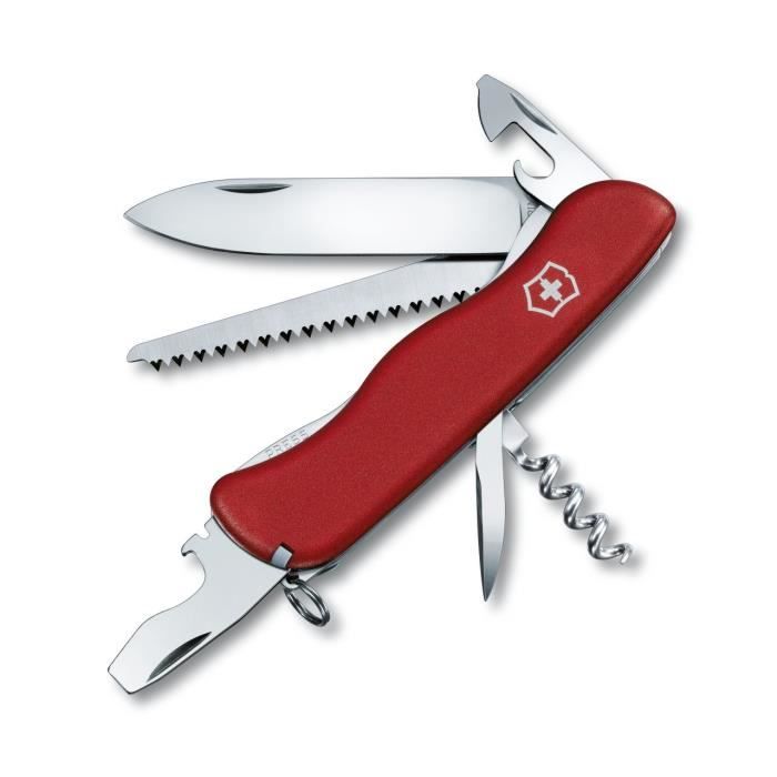 Victorinox Forester, Unique, Multi-tool, Pointe coupante, Polyamide, Rouge, 12 outils