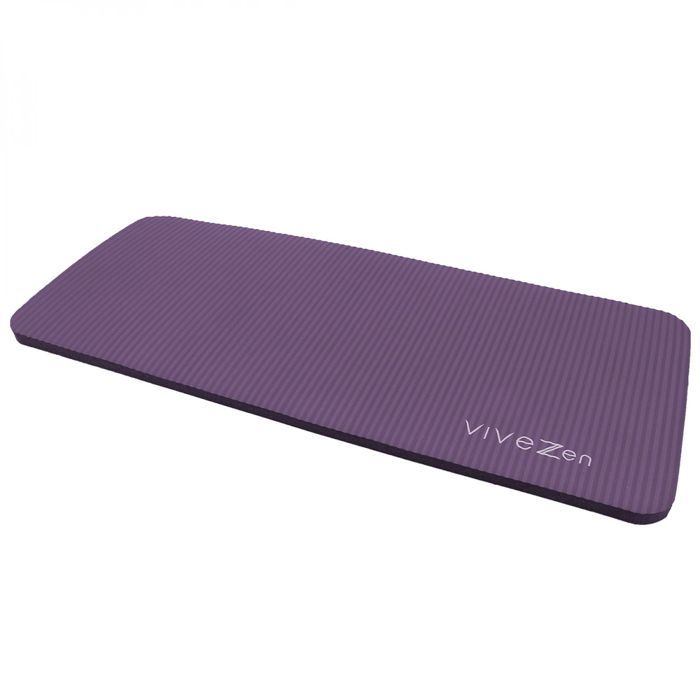 Tapis de yoga, de gym pour genoux 60 x 25 x 1,5 cm - Violet - Vivezen