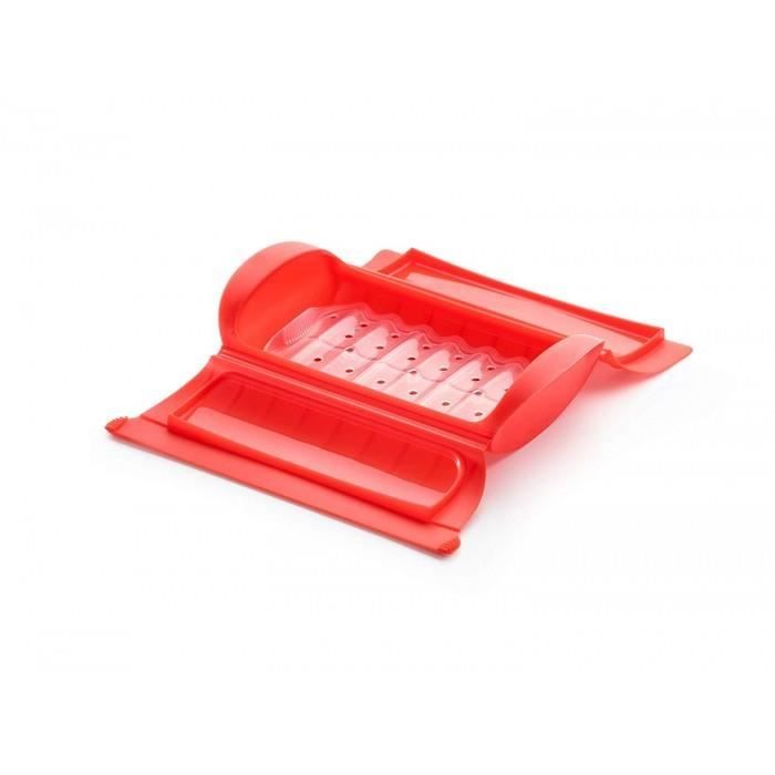 PLAT VAPEUR 650 ML, 24 x 5 x 12,4 CM AVEC FILTRE 1-2 PERSONNES LÉKUÉ 484000001025