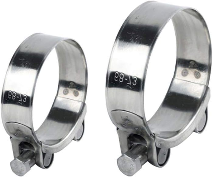 6 Raccords Sanitaires Type Tri-pince En Acier Inox 304 - Pour Tuyau Rond De 6 Pouces, Longueur 36 Pouces