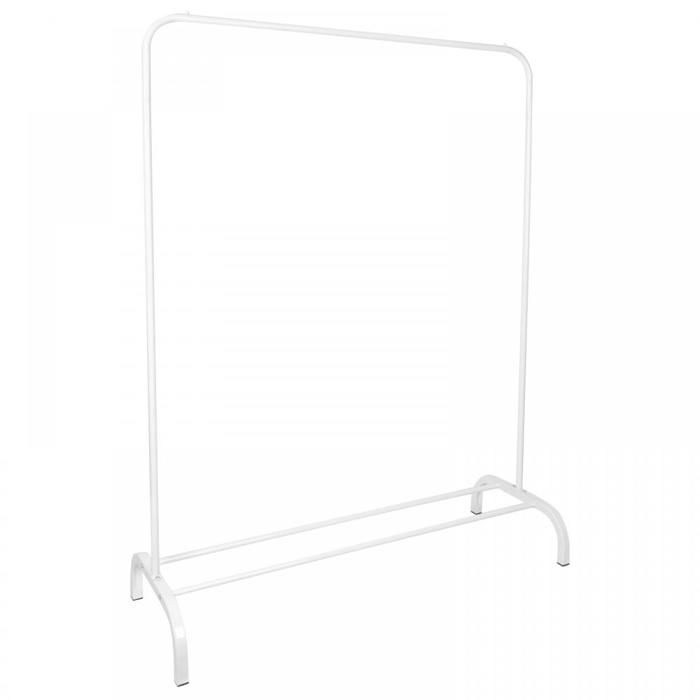 Étagère de séchage dintérieur multifonctionnelle en Fer - ERROLVES - Blanc - Cintres à vêtements - 40*110*150 CM
