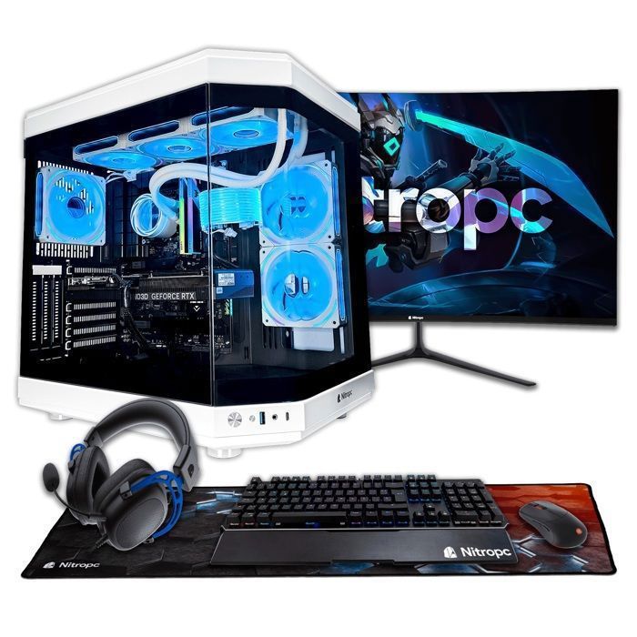 PC Gamer - NITROPC - Pack Platinum Plus - AMD R7 7800X3D - RTX 5070 - 32Go RAM - 2To SSD
