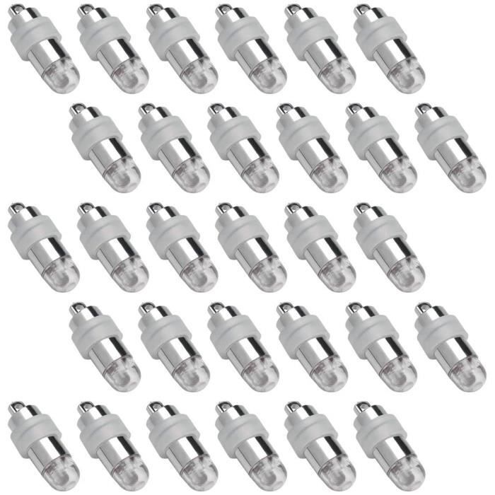 30 x LED Ballons Lampes LED Lampion LED Lanterne Papier Imperméable et Durable Multicolore Lumineuses pour Lanterne