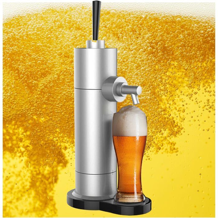 WRJAHCG Tireuse A Biere pour Canettes,Mousseur à Bière,Machine A Biere,pour Les Bars À Bière, Les Réunions De Famille, Un Excellent Cadeau pour Les