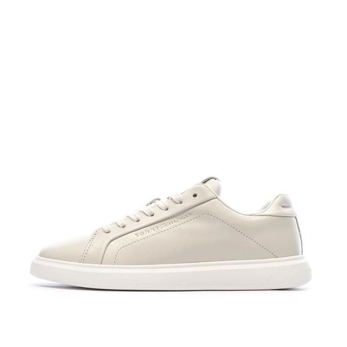 Tommy Hilfiger Baskets Beige Femme Tommy Hilfiger Icon Court Light