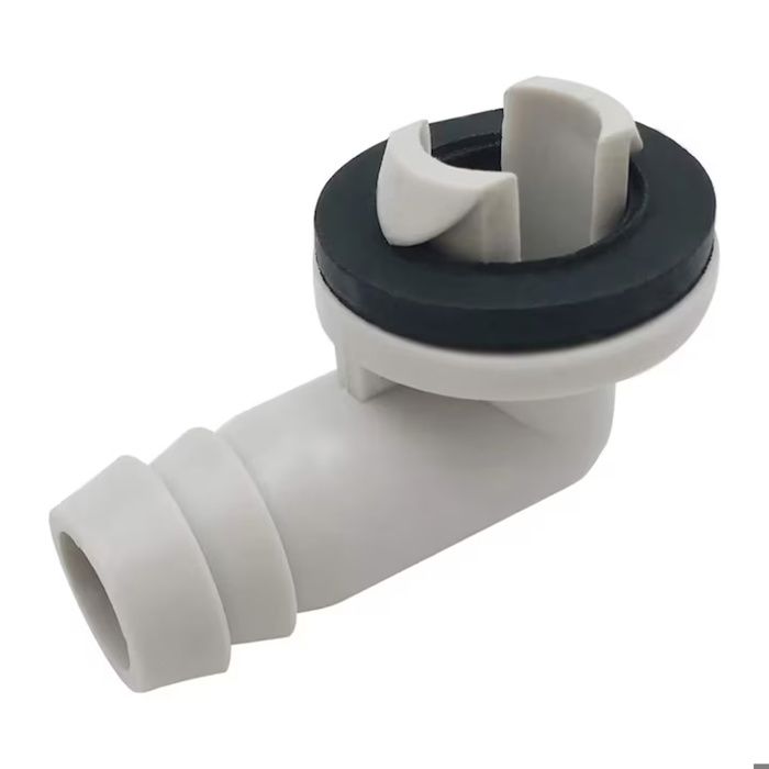 Raccord de tuyau dévacuation avec joint torique en caoutchouc pour climatiseurs en plastique 15 mm (0 6 po) 46 mm Label