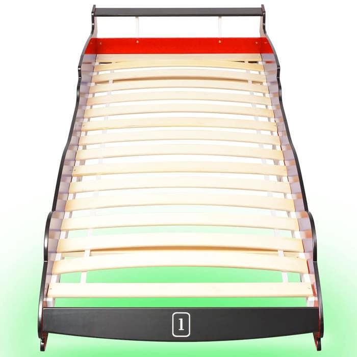 RUIG - TOP Meuble de Couchage - SHELD - Lit dEnfants Lit voiture de course pour enfants avec LED 90x200cm Rouge 319454 3934 RUIG - TOP Meuble de Couchage - SHELD - Lit dEnfants Lit voiture de course pour enfants avec LED 90x200cm Rouge 319454 3934