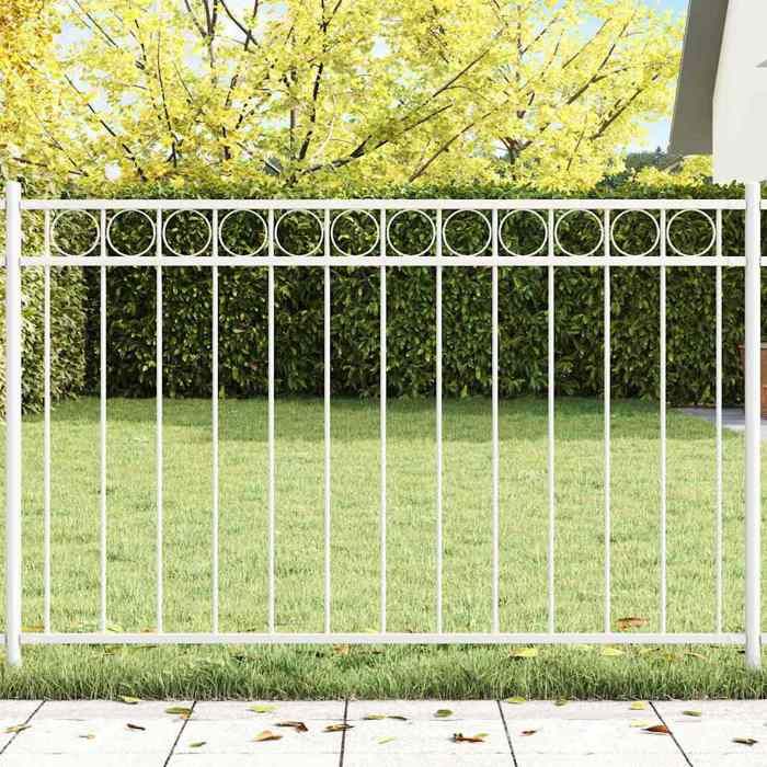 vidaXL Clôture de jardin Acier - vue 2