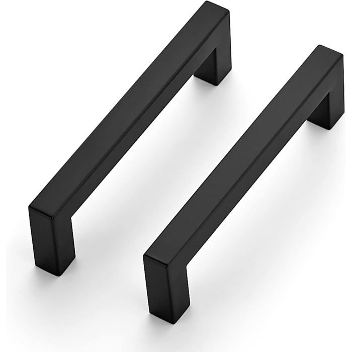 Poignées De Meuble Barre Inox Noir Mat Entraxe 115 Mm Lot De 25 Pour Tiroirs Et Portes De Cuisine Placard Dresser
