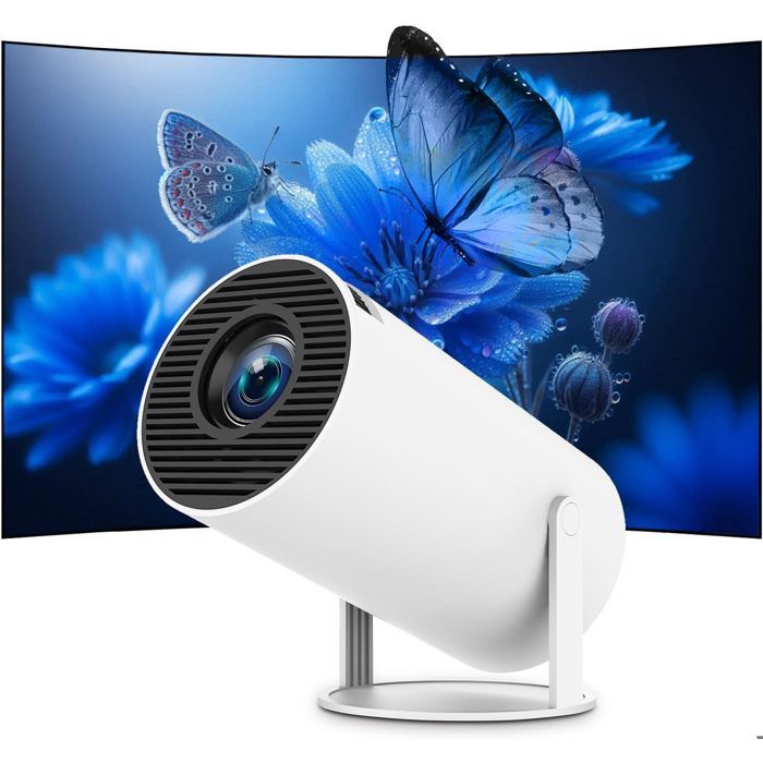 Mini projecteur portable 4K wifi 6 / Full HD / support téléphonique / PC / tv / HDMI / ps5 /portable / home cinéma 180°