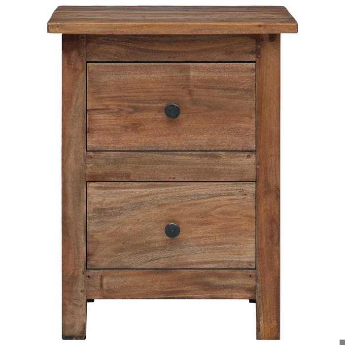 Table de chevet Bois de récupération massif 40 x 30 x 51 cm_2 ans garantie_65468